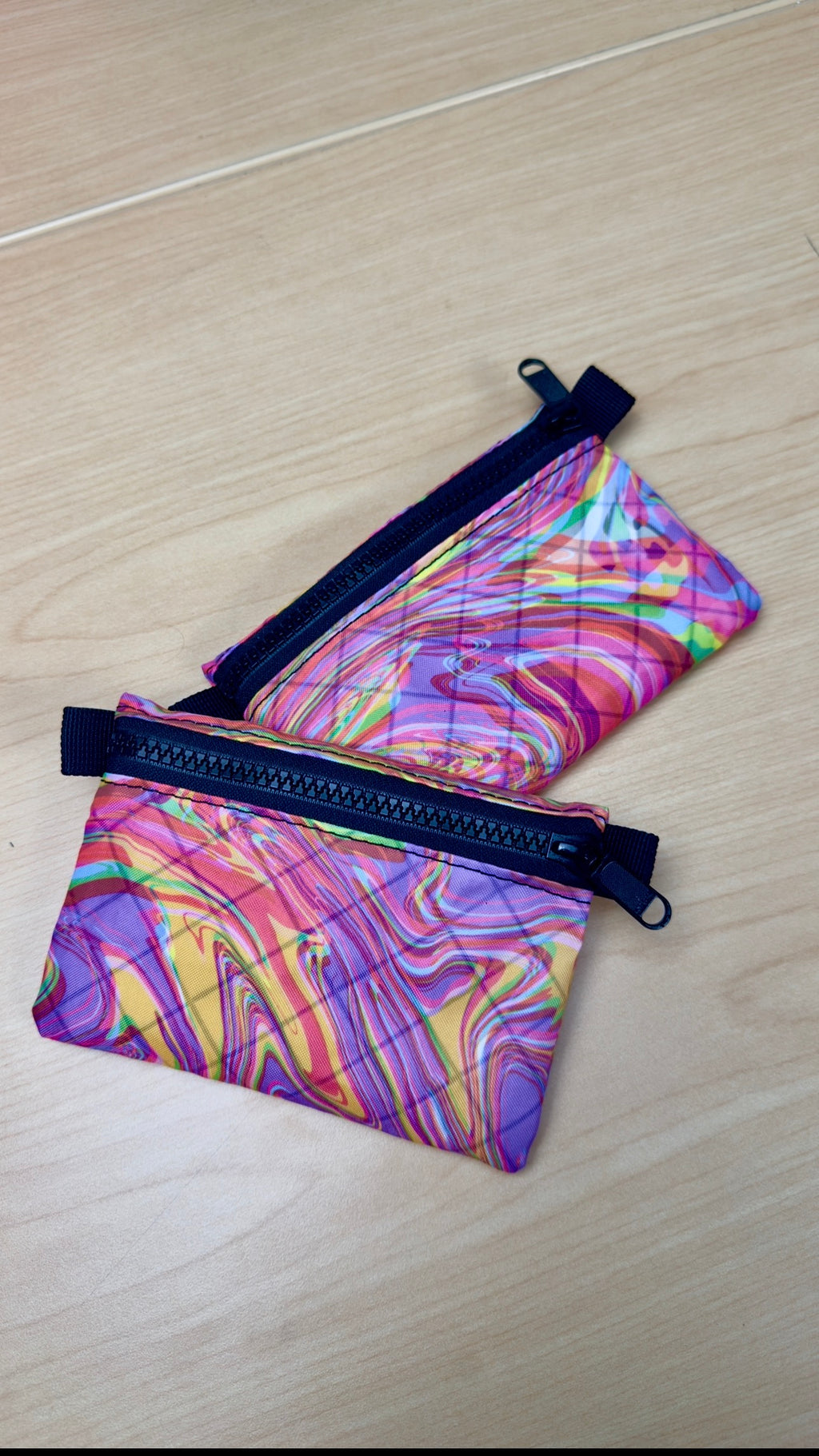The “Swirly” zipper pouch image 2
